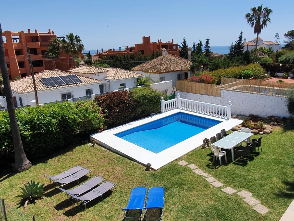 Beautiful 5 Bedroom Villa, Sea Views, Private Pool, Estepona Newly Refurbished 外观 照片